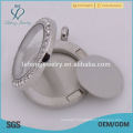 Wholesale cheap stainless steel silver plate,fashion floating locket plate,no locket